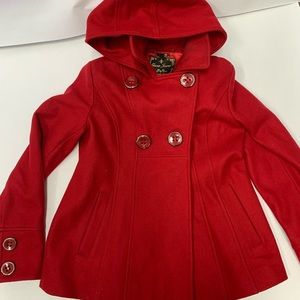 Red Guess jacket, only worn a couple of times. Great condition & material